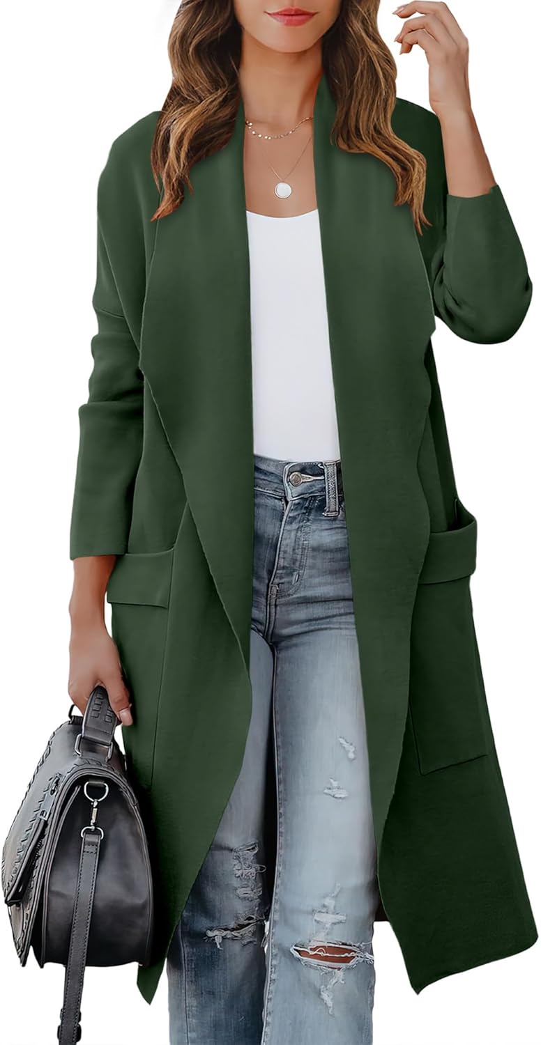 Women's Long Cardigan Sweater for Fall Fashion Trends