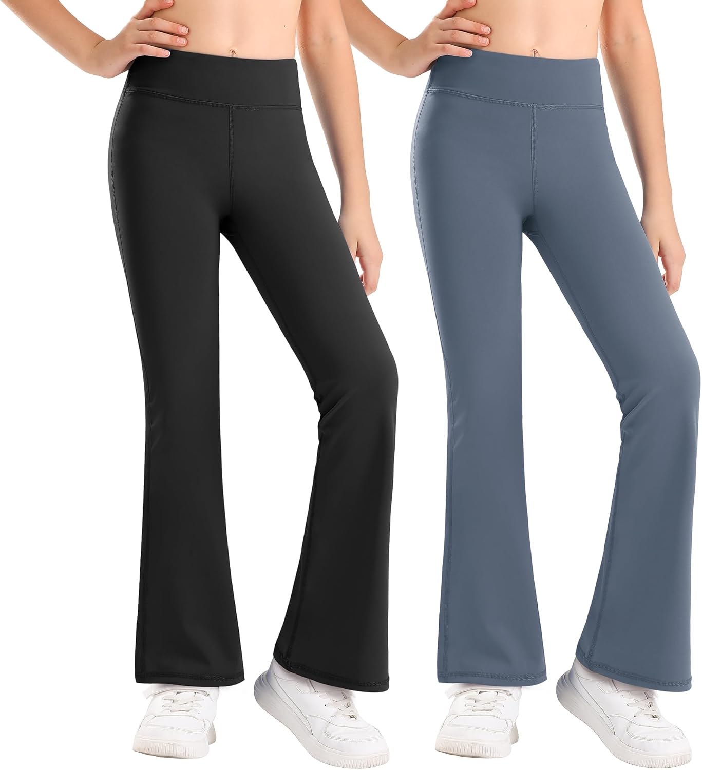 Stelle Girl's Flare Leggings for Activewear and Dance Styles