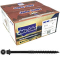 #14 x 4 Heavy Duty Black Timber Log Wood Screws - Strong Hold