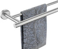 Double Bath Towel Bar 36 in Stainless Steel - No Towel Squeeze