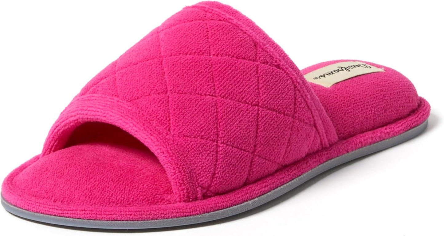 Dearfoams Women's Beatrice Side Gore Slide Slipper Review