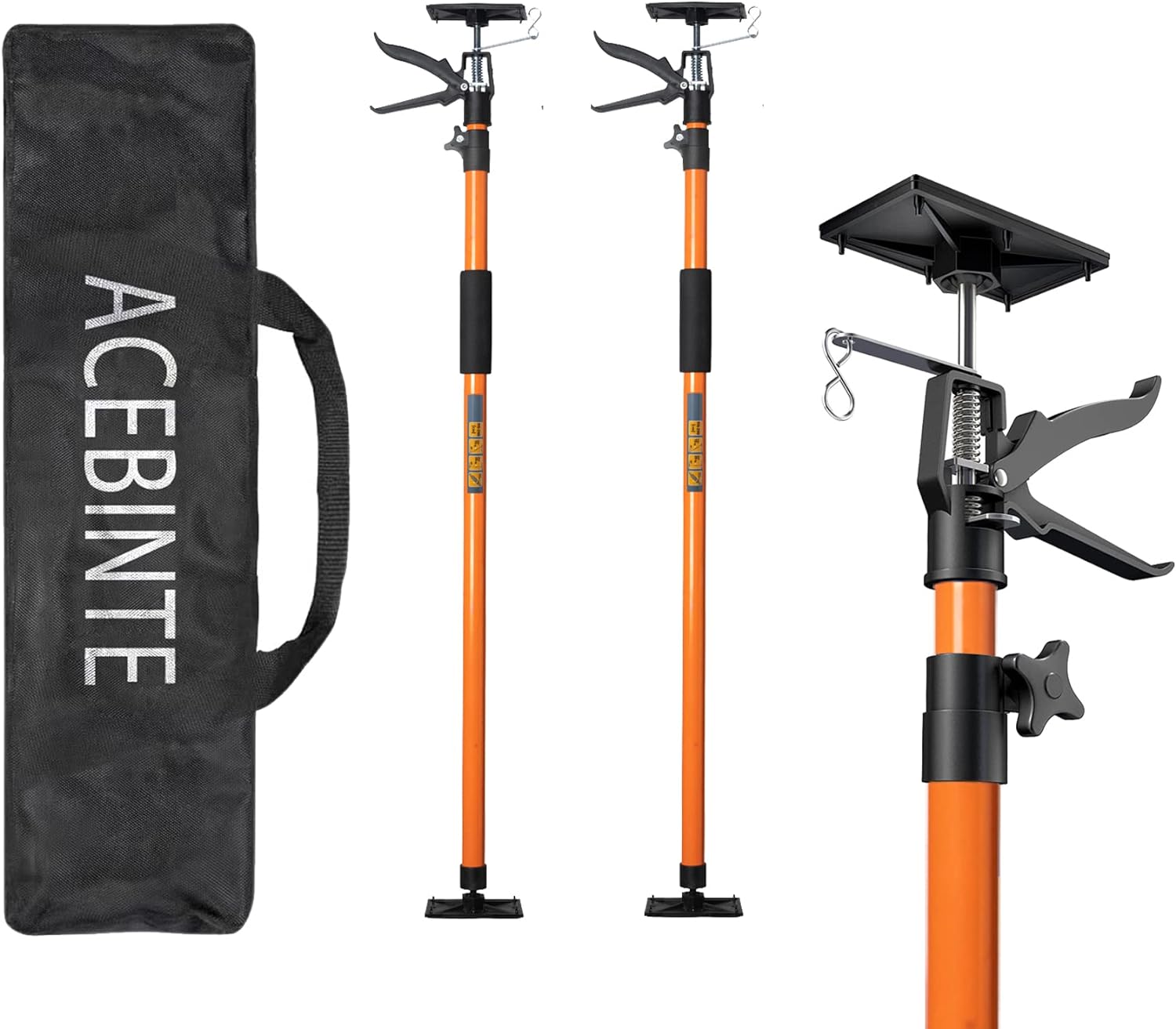 2PK Steel Telescopic Adjustable 3rd Hand Support System for Projects