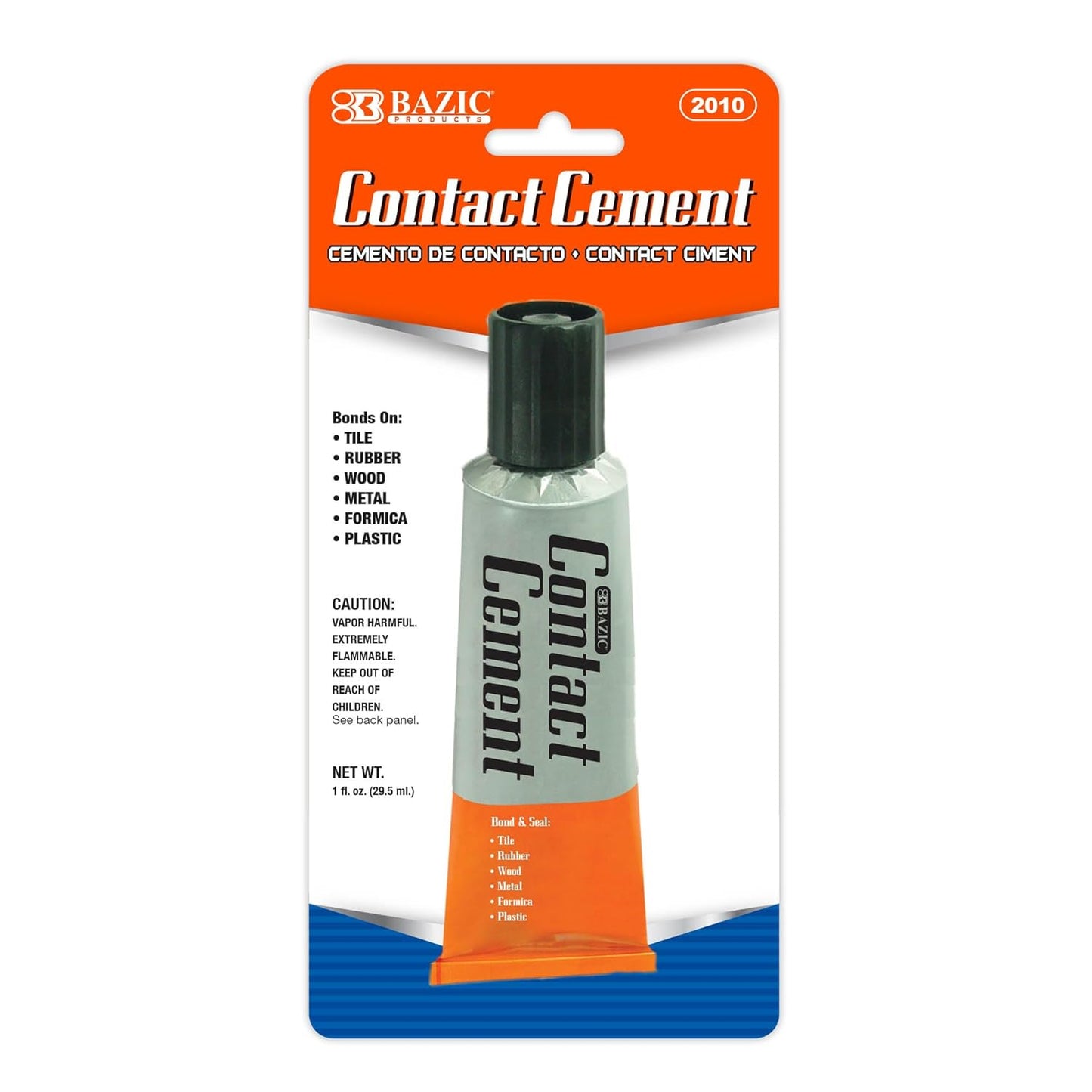 Bazic Contact Cement Adhesive for Strong Bonding and Crafting