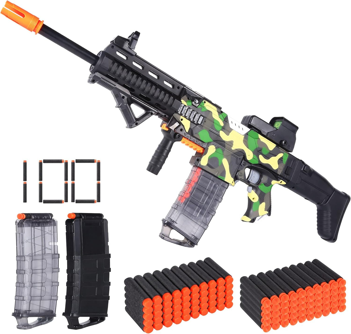COOLFOX Electric Automatic Toy Gun for Nerf Guns with Darts