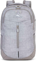 High Sierra Swerve Pro Backpack, Silver Heather - Travel Ready