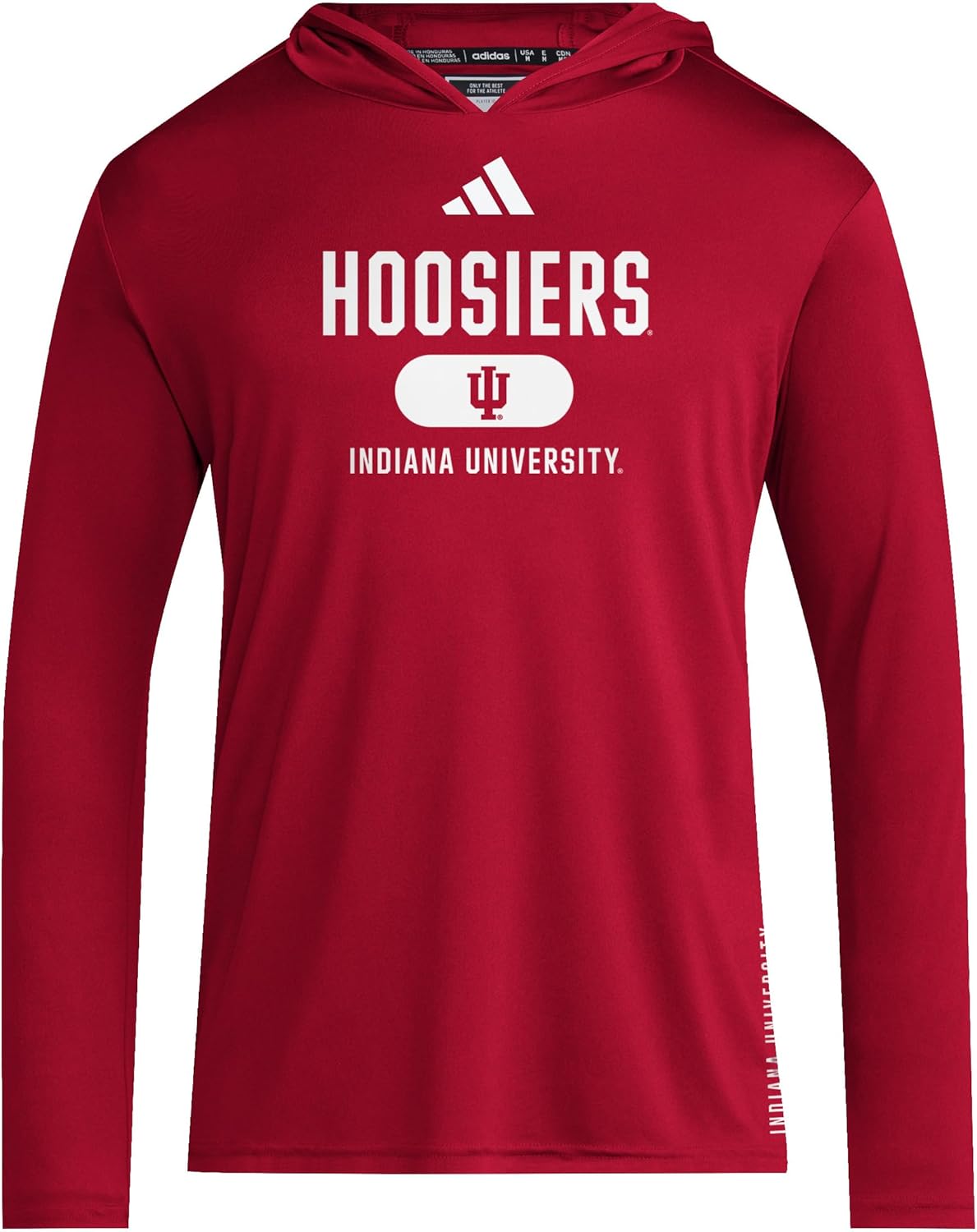 adidas Men's NCAA Team Hoodie for Hoosiers Fans and Training