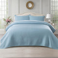 King XL Quilt Set 108x98 - Soft Washed Minimalist Quilt