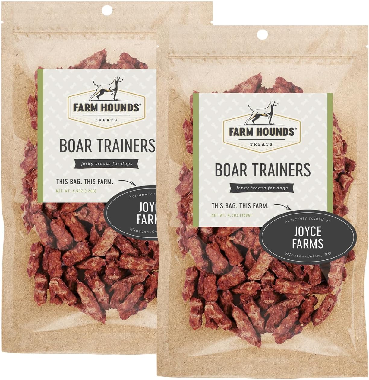 Boar Trainers Premium Natural Jerky Treats for Dogs 4.5 oz