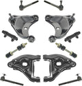 TRQ Front Steering & Suspension Kit Control Arm with Ball Joint Arms