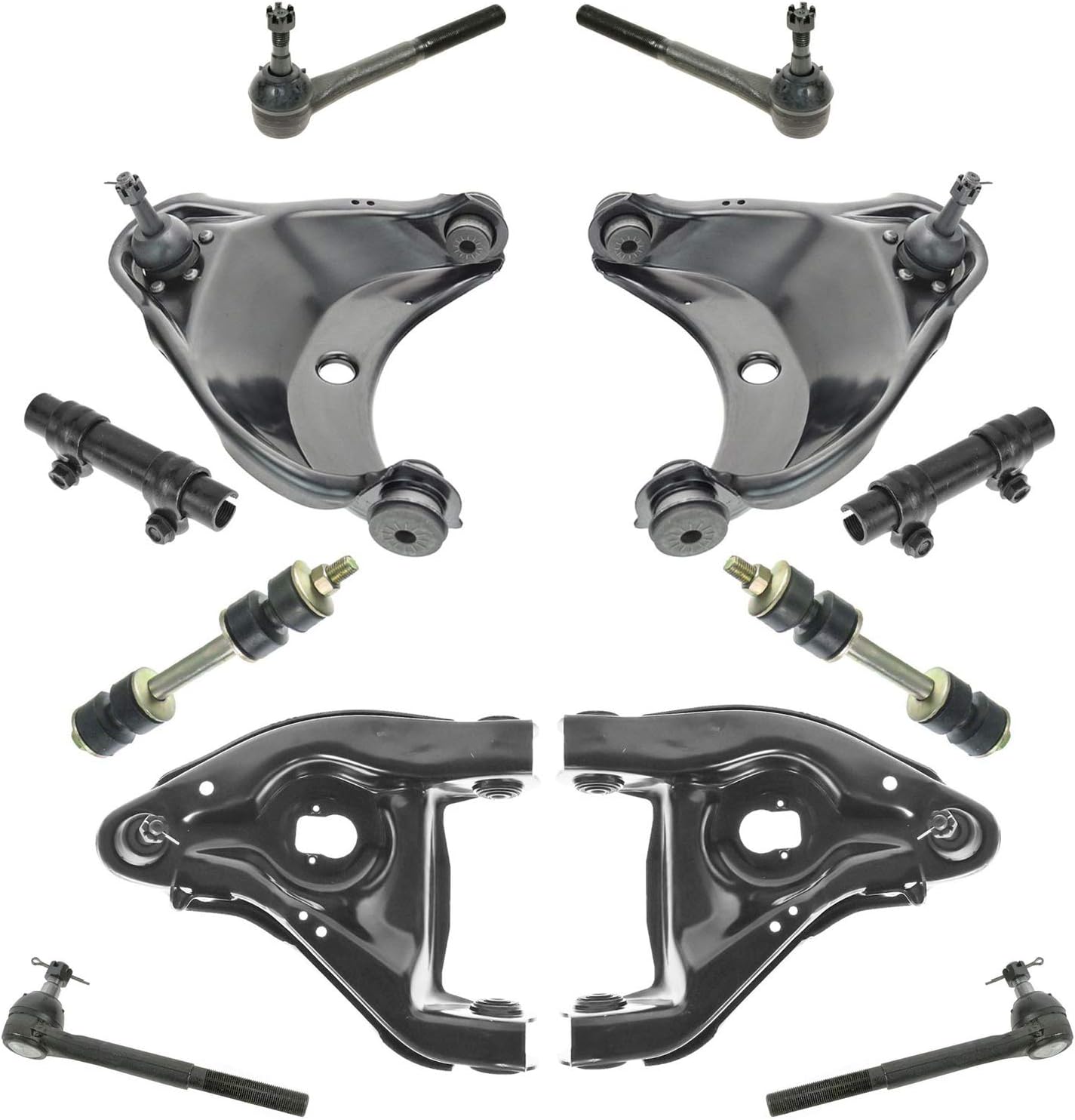 TRQ Front Steering & Suspension Kit for Chevrolet GMC Vehicles