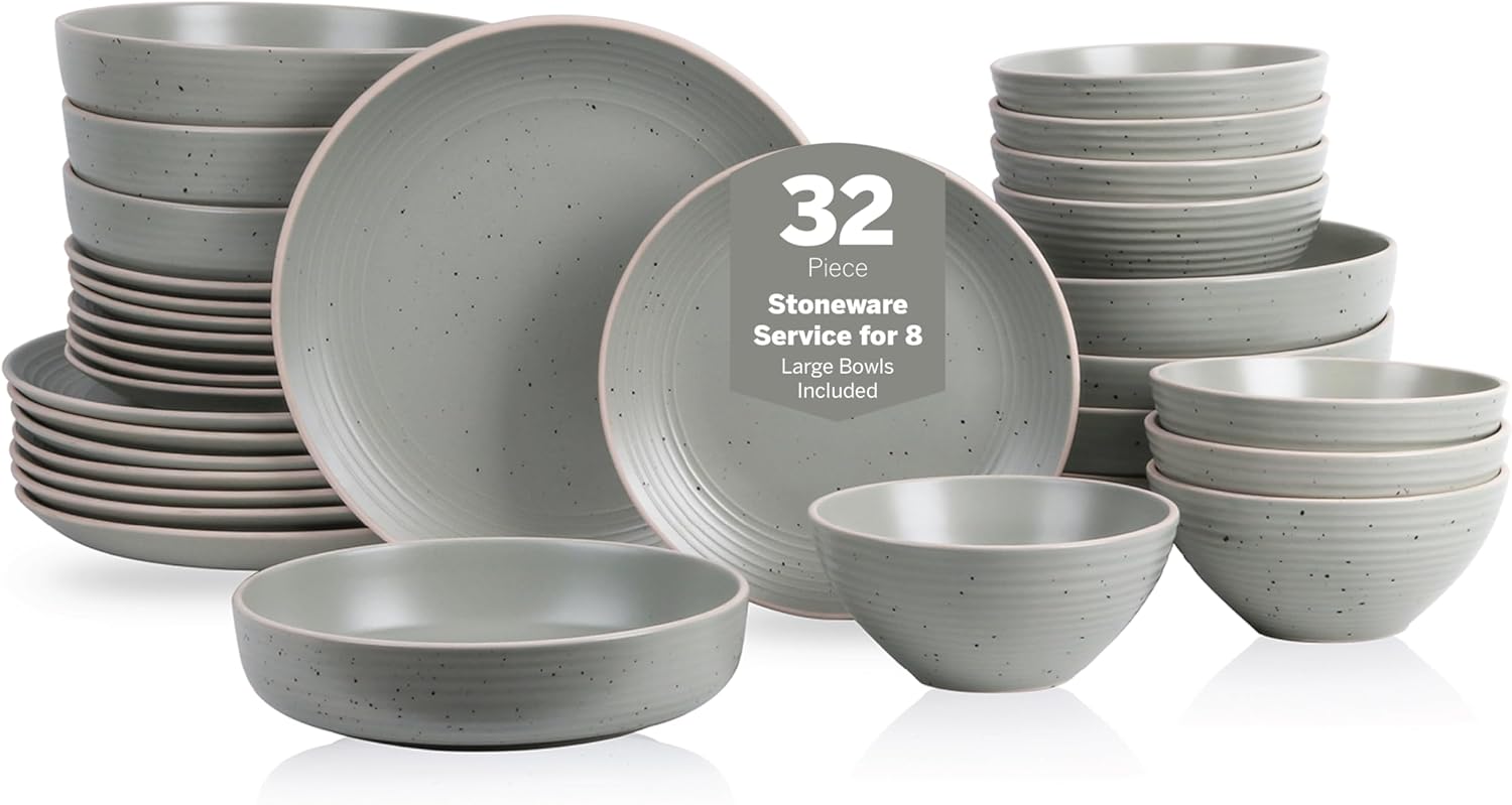 Stone Lain Lauren Stoneware Rustic Plates and Bowls Set Review