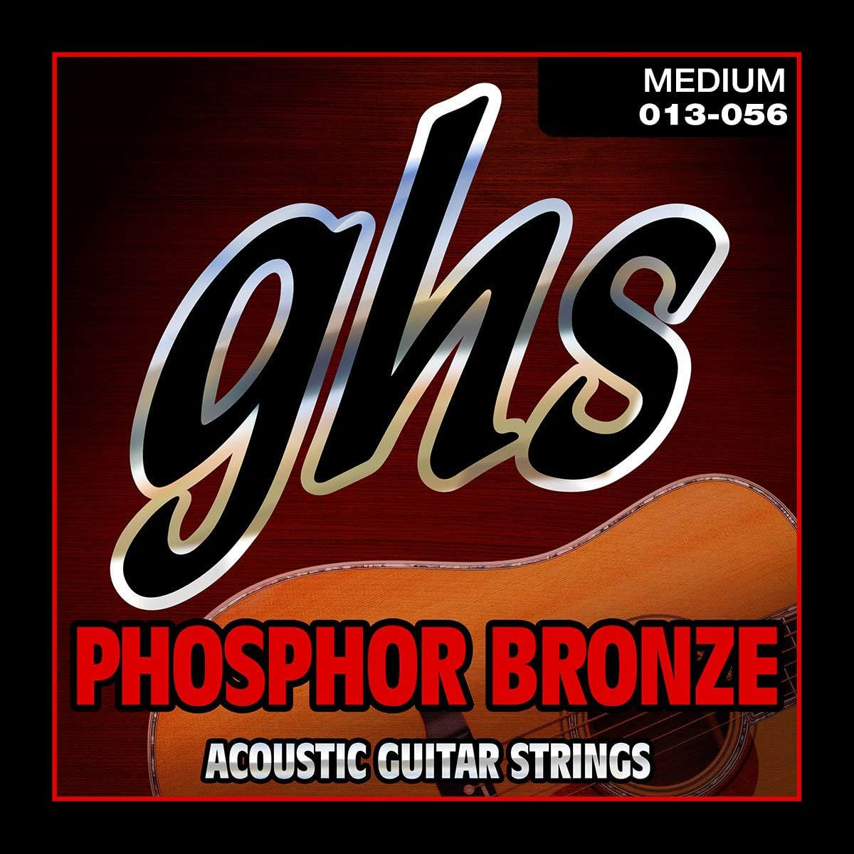 GHS Phosphor Bronze Acoustic Guitar Strings - Medium Gauge