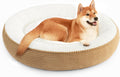 Round Donut Cat and Dog Cushion Bed 36in - Cozy Nest for Cats & Small
