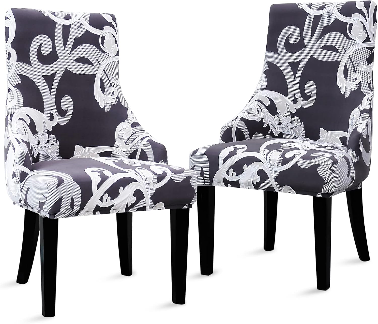Liykimt Stretch Wingback Side Chair Slipcover for Dining Room