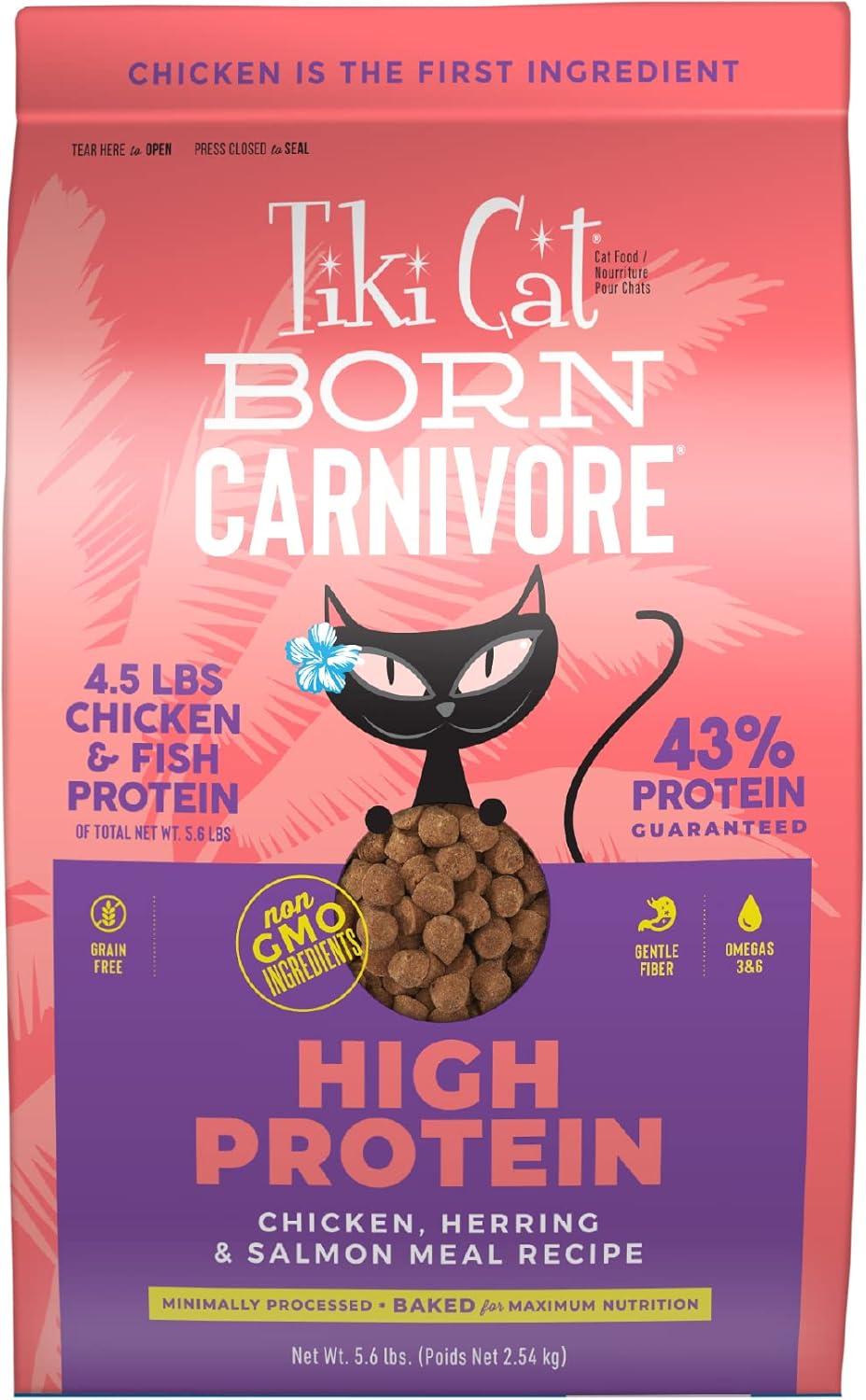 Tiki Cat Born Carnivore High Protein Grain-Free Dry Cat Food