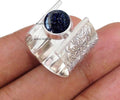 7MM Round Gemstone 925 Sterling Silver Gift Ring (Style 7P9G)
