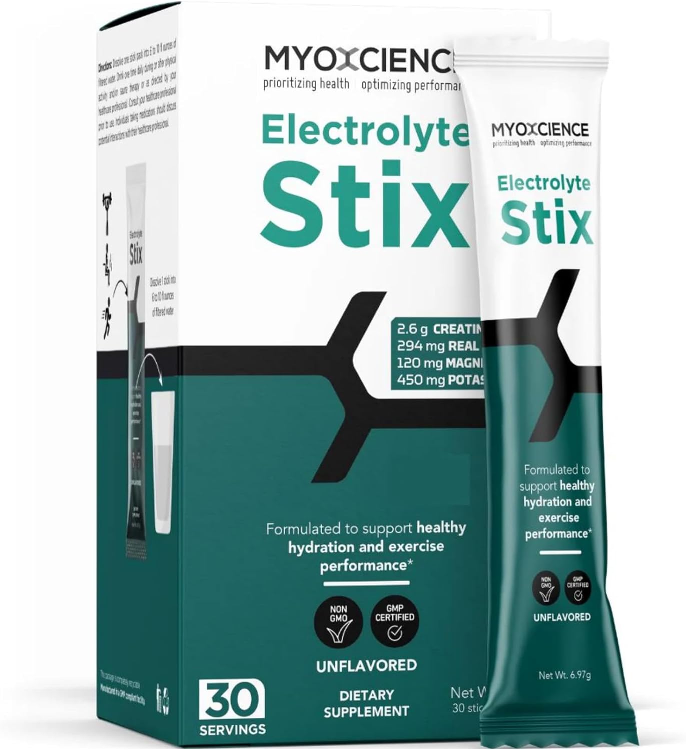 MYOXCIENCE Electrolyte STIX for Enhanced Hydration and Recovery