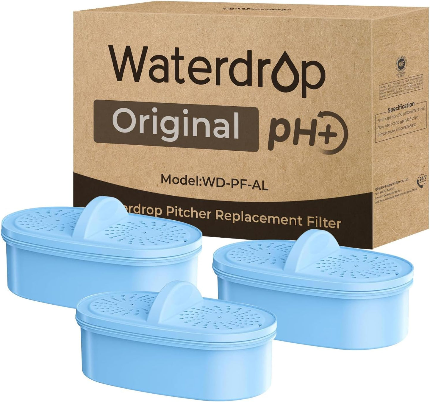 Waterdrop Alkaline Water Filter Replacement for Healthy Hydration