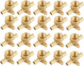 PEX Fitting 1/2ft Drop Ear Tee 20Pack - Durable Lead-Free Brass