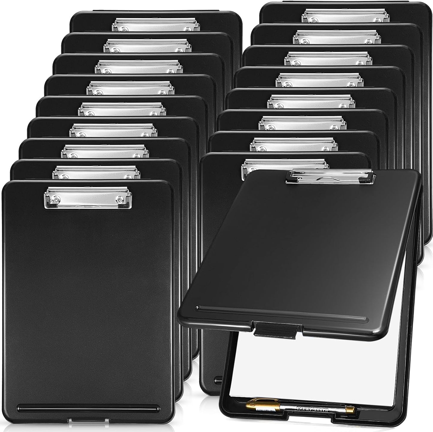 Epakh 18 Pcs Clipboard with Storage for Students and Nurses