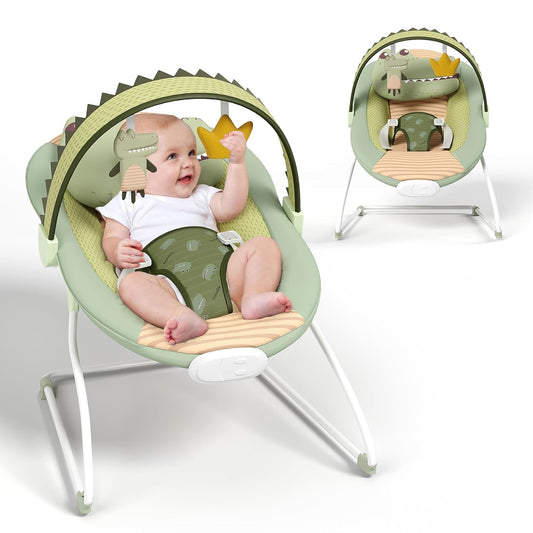 Baby Bouncer with Soothing Vibrations and Music for Infants
