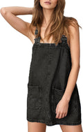 Womens Denim Overalls Dress Casual Summer Jeans Adjustable Strap