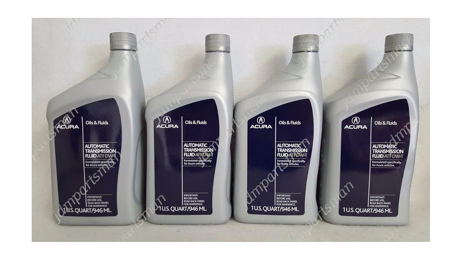 Genuine ATF DW-1 Transmission Fluid Pack of 4 for Acura Vehicles