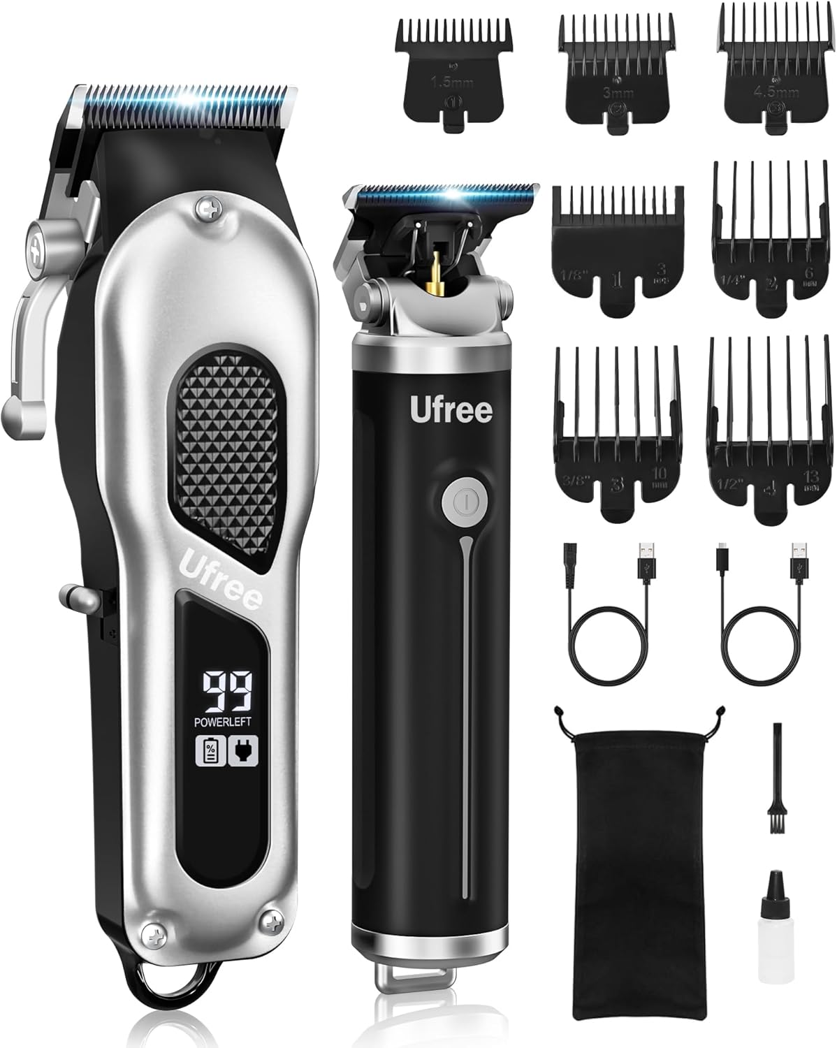 Ufree Hair Clippers for Men - Professional Grooming Kit Set
