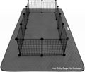 Paw Inspired 80x50 in Playpen Mat - Waterproof, Non-Slip Cage Liner