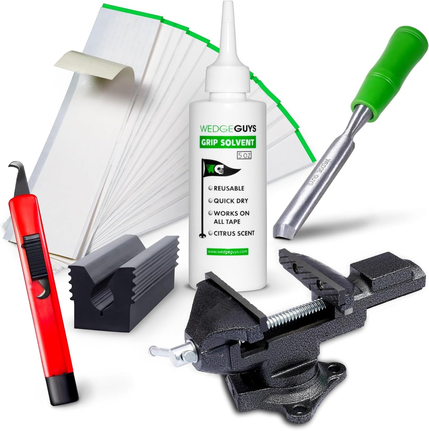 Wedge Guys Golf Grip Kits for Easy Regripping of Clubs