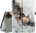 Kindle Fire HD 10 Cloudy Marble Case - Slim Folding Stand Folio