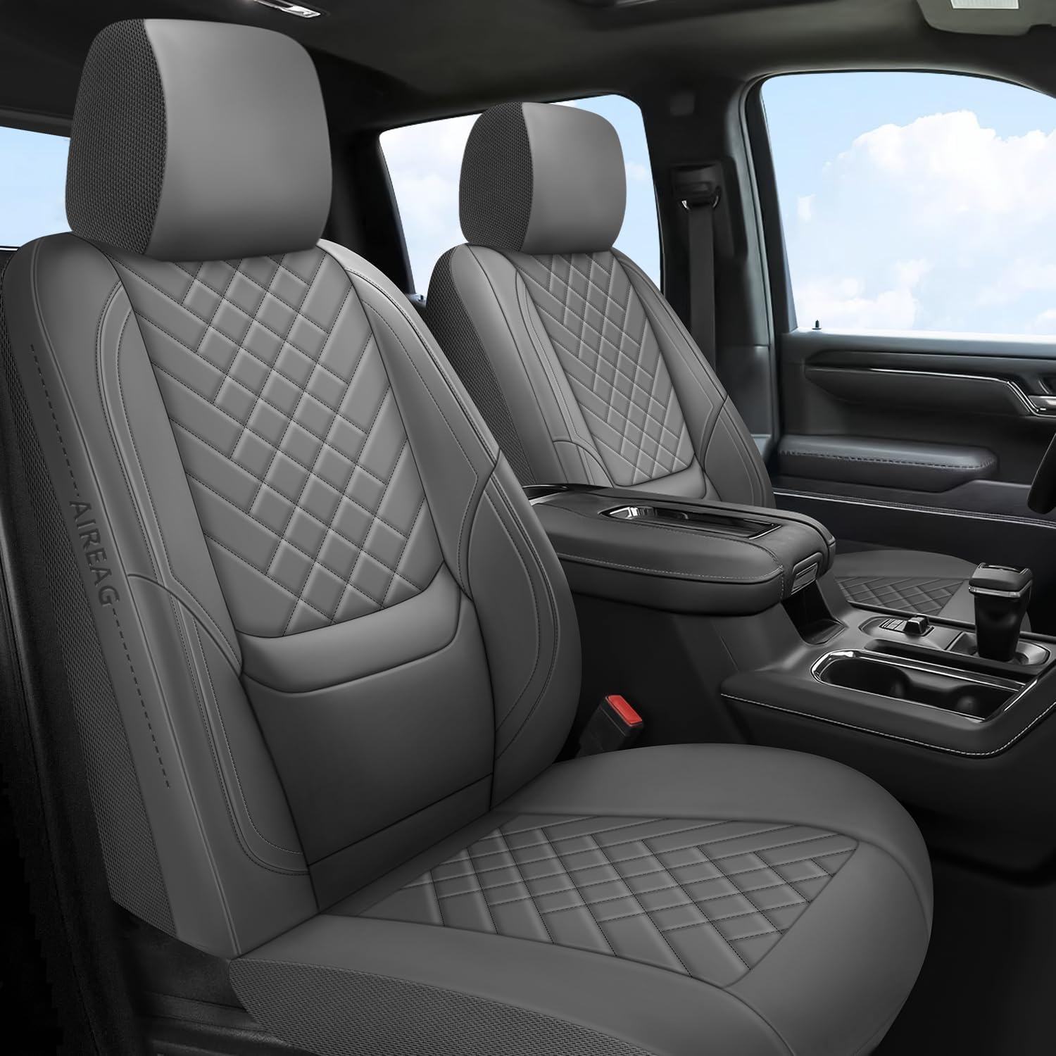 Custom Fit Leather Seat Covers for Chevy Silverado 2007-2025