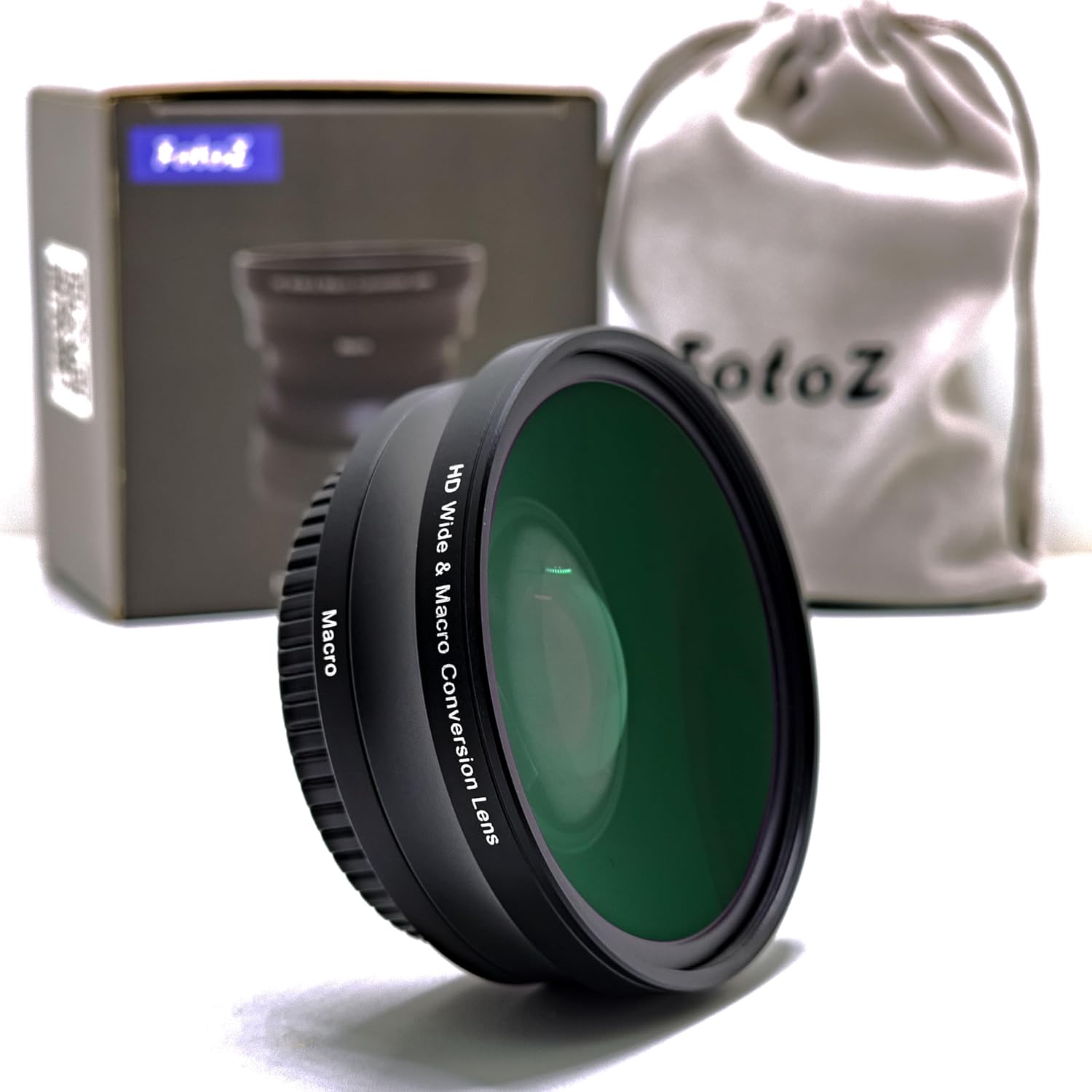 FotoZ 49MM 0.75x HD Wide Angle Lens for Canon Cameras