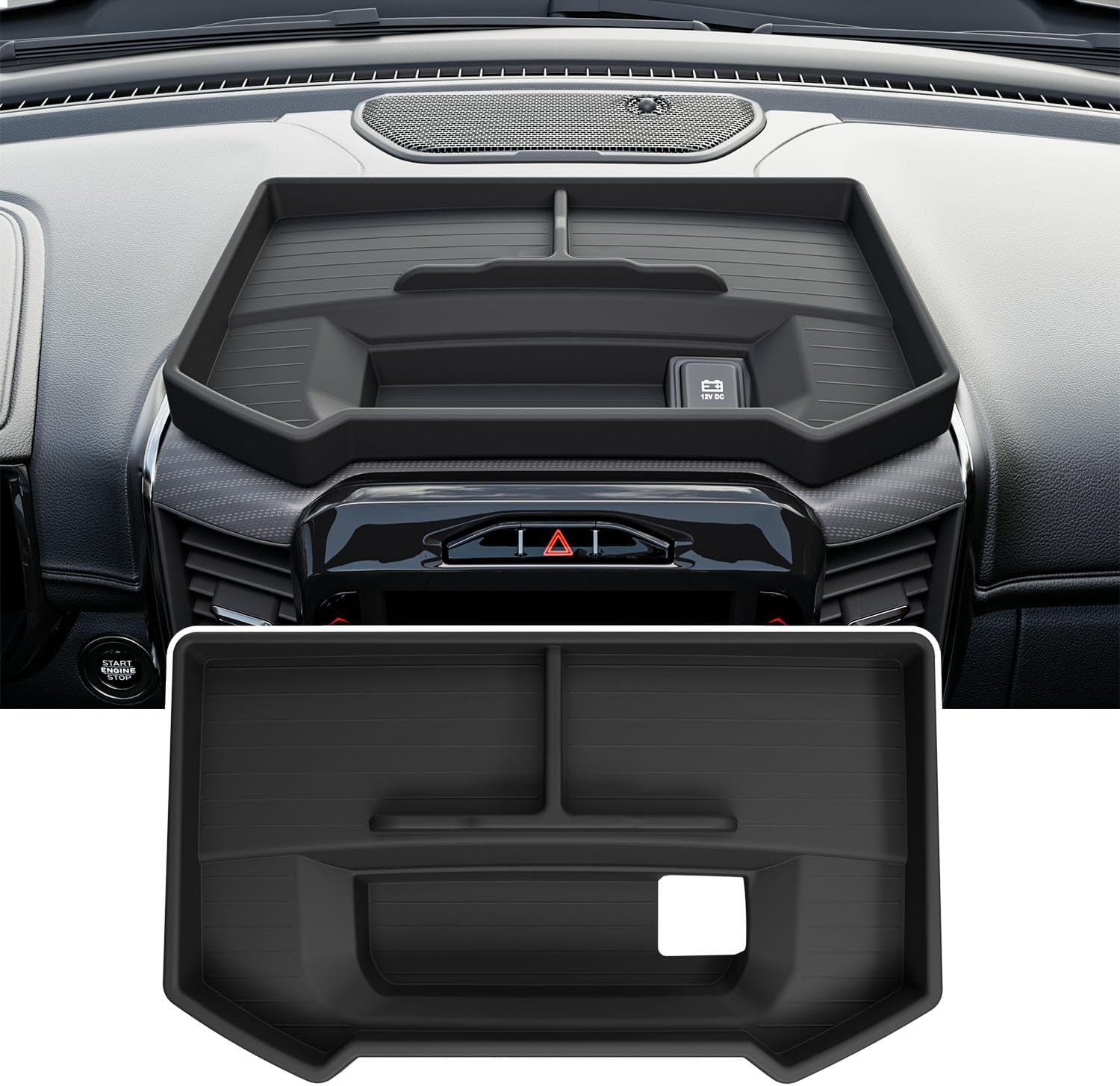 12 Inches Screen Dashboard Storage Organizer for Dodge RAM 1500
