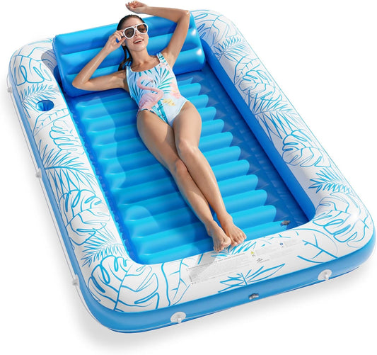 Inflatable Tanning Pool Lounger Float for Ultimate Relaxation