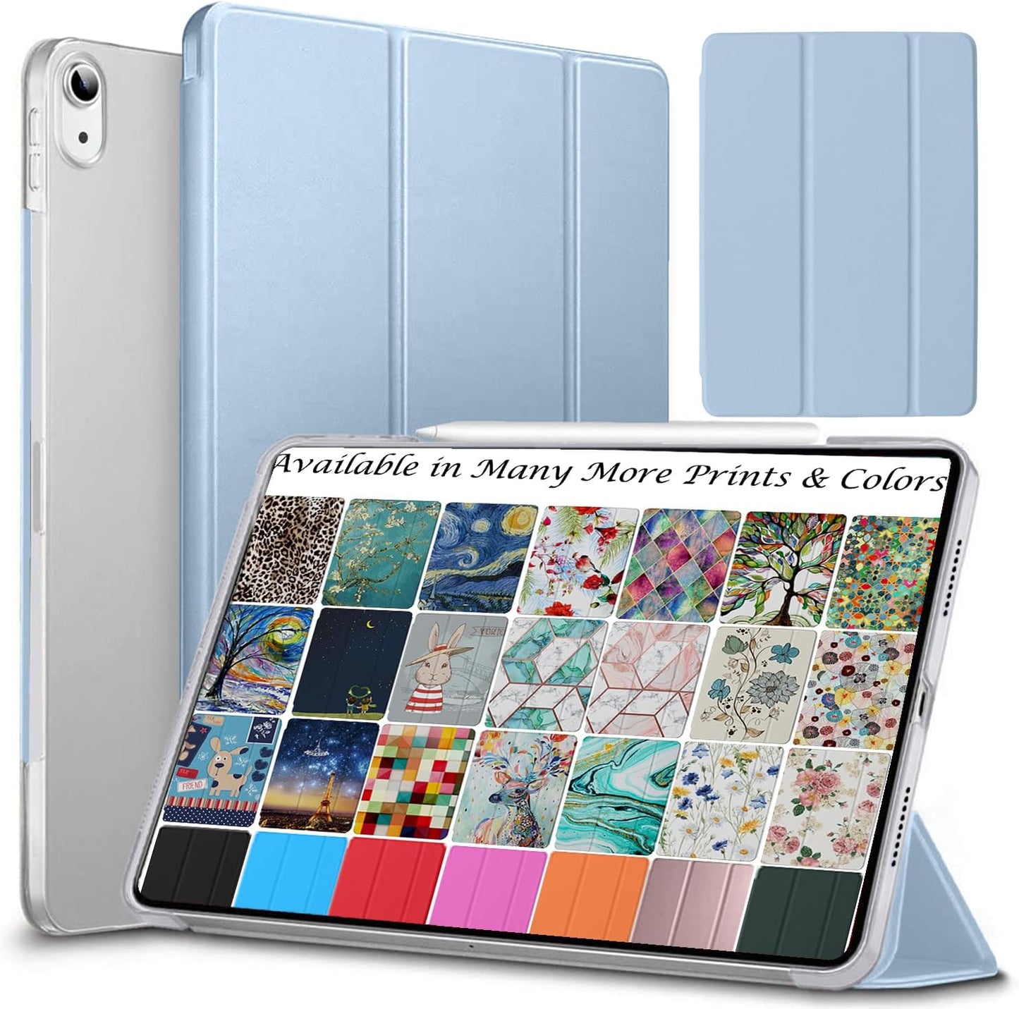 DuraSafe Cases for iPad Pro 12.9 2nd Gen - Light Blue Cover