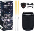 Virtual Air Drum Set Electric Air Drum Sticks Kit - Portable RGB Vibe