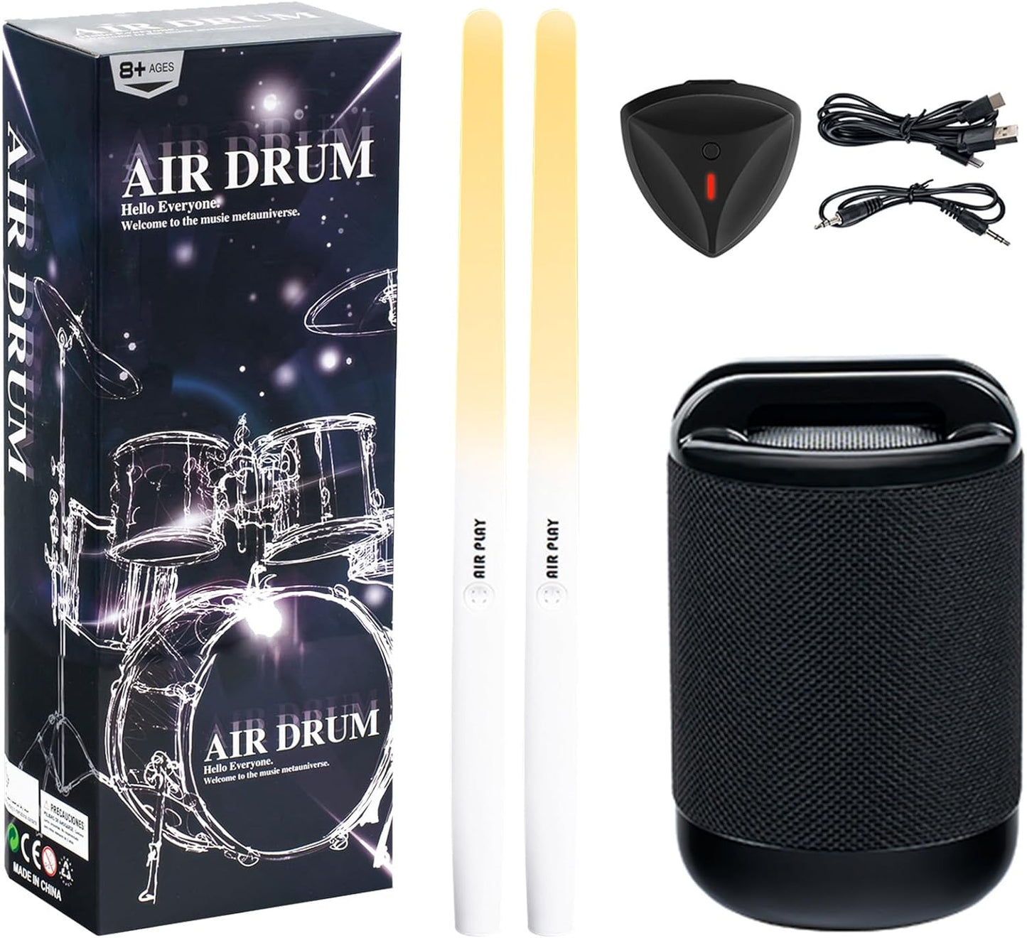 Virtual Air Drum Set for Fun and Immersive Drumming Experience
