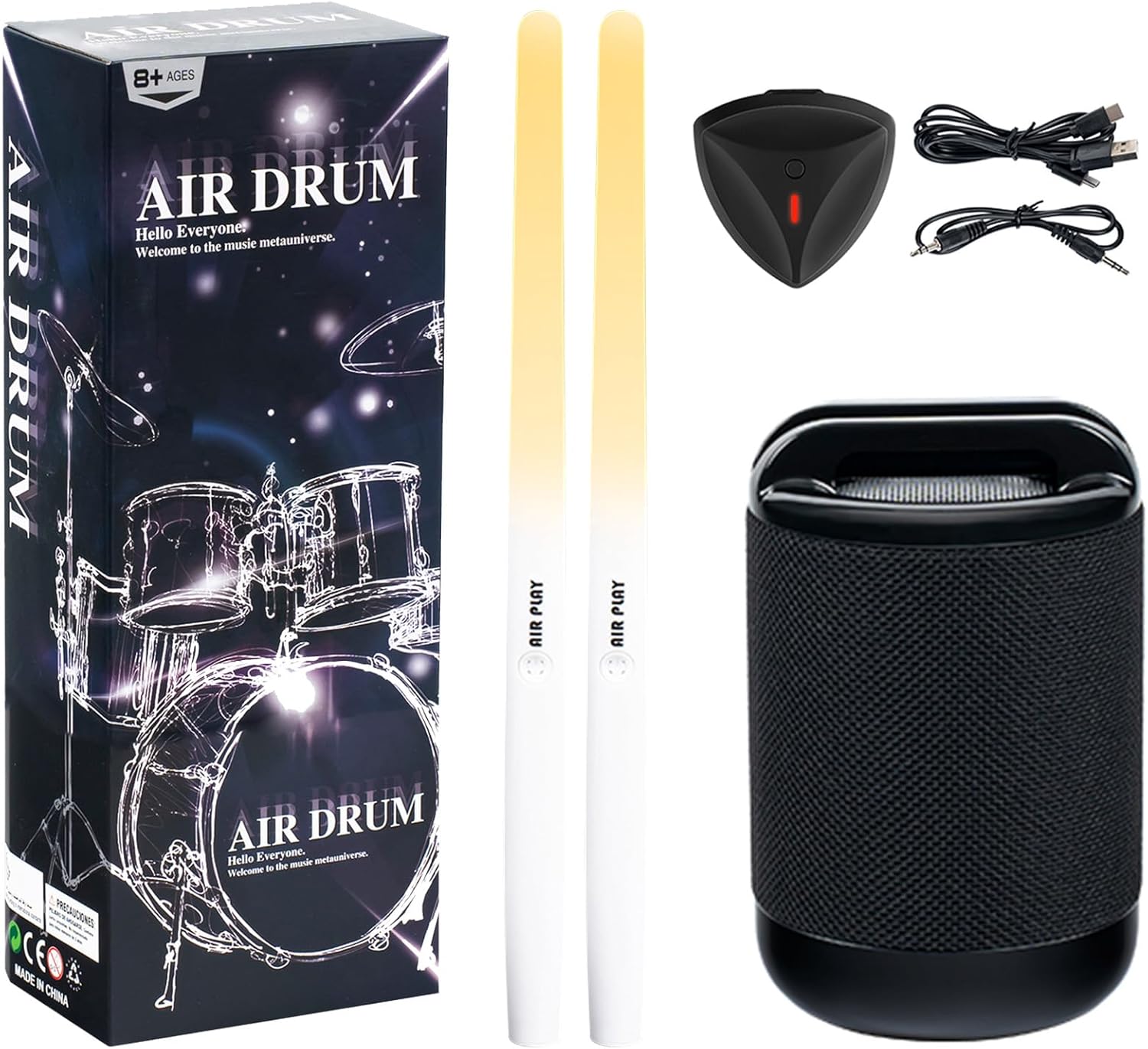 Virtual Air Drum Set for Fun and Immersive Drumming Experience
