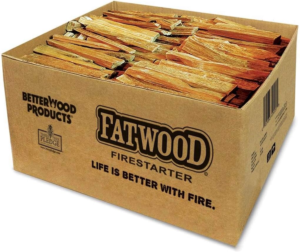 Fatwood Fire Starter Sticks for Campfires and Fireplaces