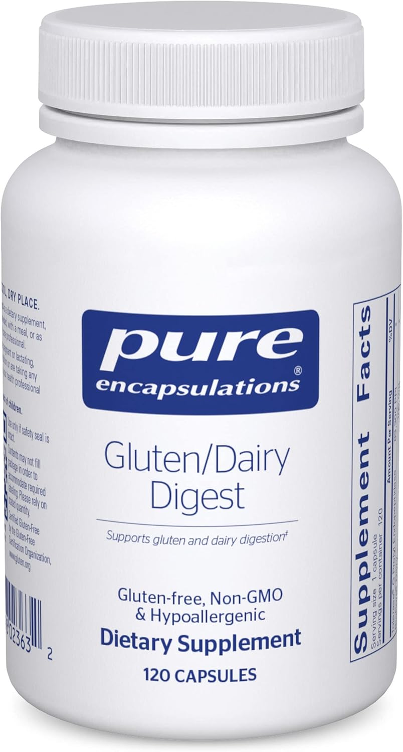 Pure Encapsulations Gluten/Dairy Digest for Optimal Digestion