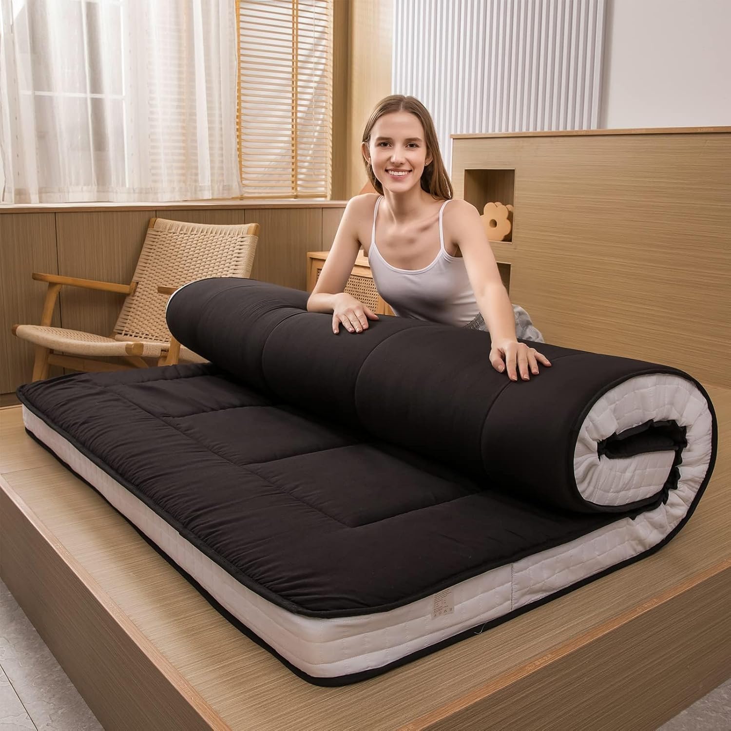 MAXYOYO Futon Mattress for Comfortable Sleeping and Lounging