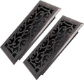 4x10 in 2 Pack Heavy Duty Walkable Floor Register - Durable Oil Rubbed