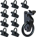 10-Pack Extra Heavy Duty E-Track O Ring Tie-Down Anchors - 2,000 lb