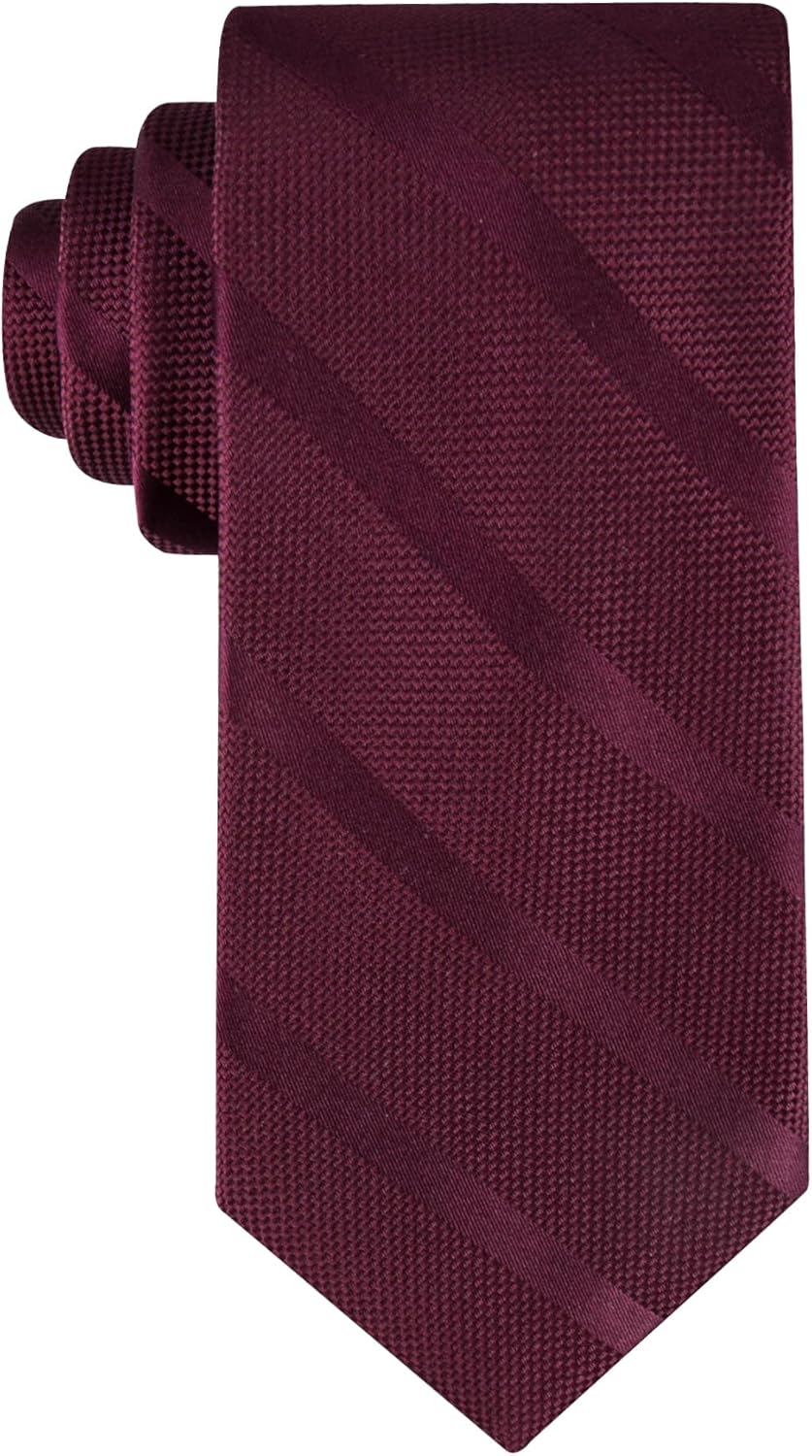Tommy Hilfiger Men's Classic Solid Textured Stripe Tie Review