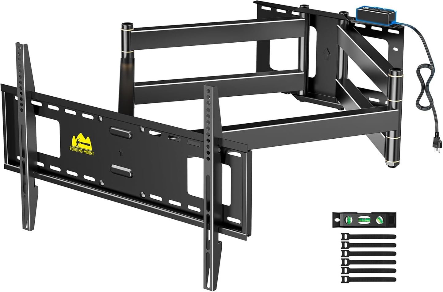 Ultimate Motion 43in TV Mount with Power Outlet