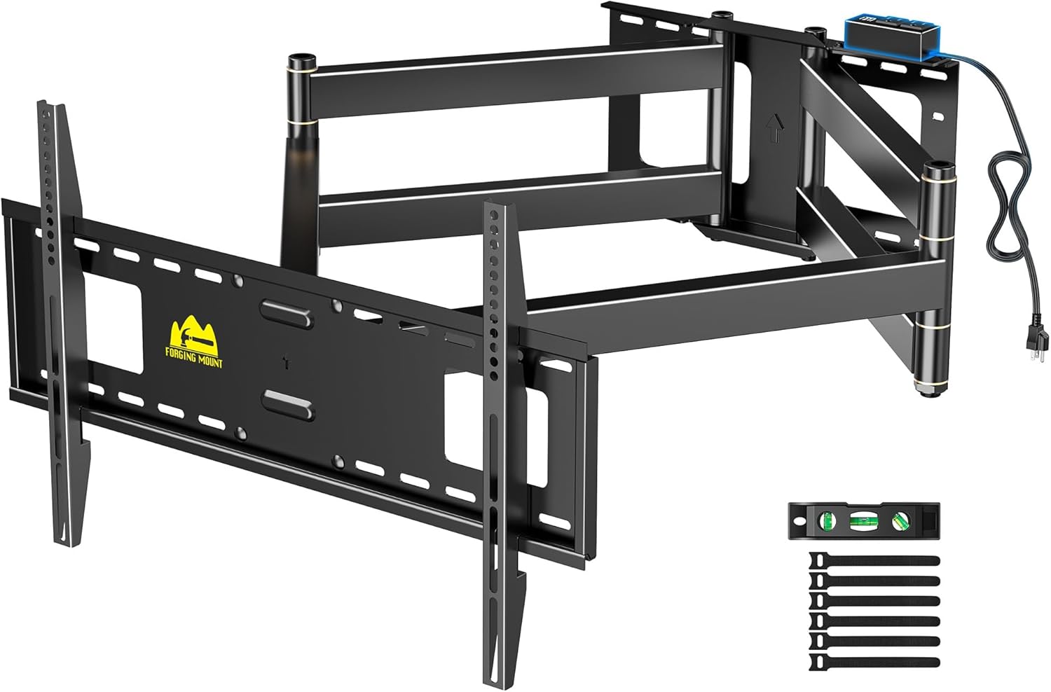Ultimate Motion 43in TV Mount with Power Outlet
