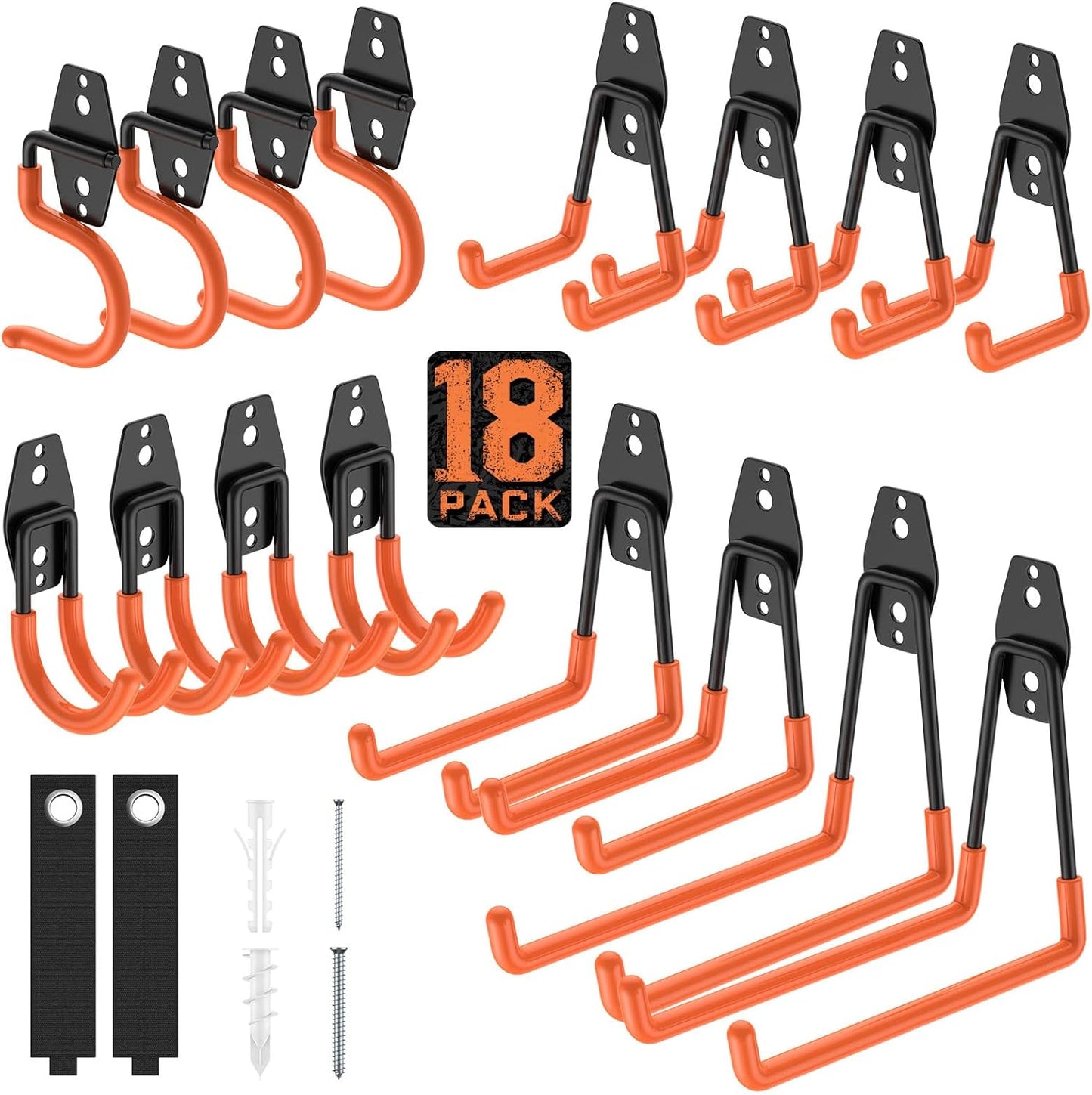 Maximize Garage Space with Heavy Duty Utility Hooks