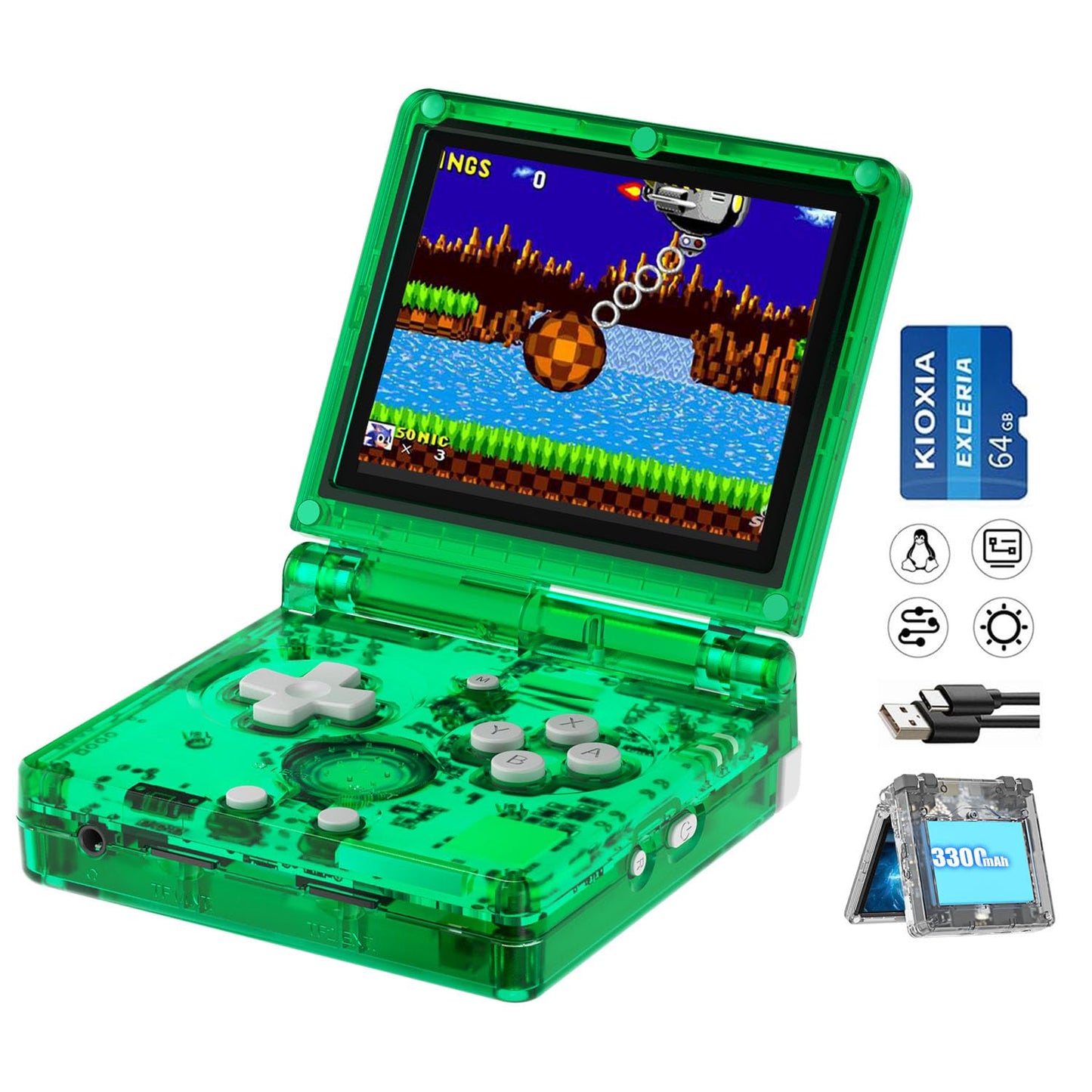 RG35XXSP Flip Portable Retro Handheld Game Console Review