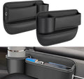 Car Seat Gap Filler Organizer with Cup Holder - 2 Pack Practical